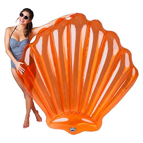 BigMouth Inc. Giant Orange Seashell Pool Float