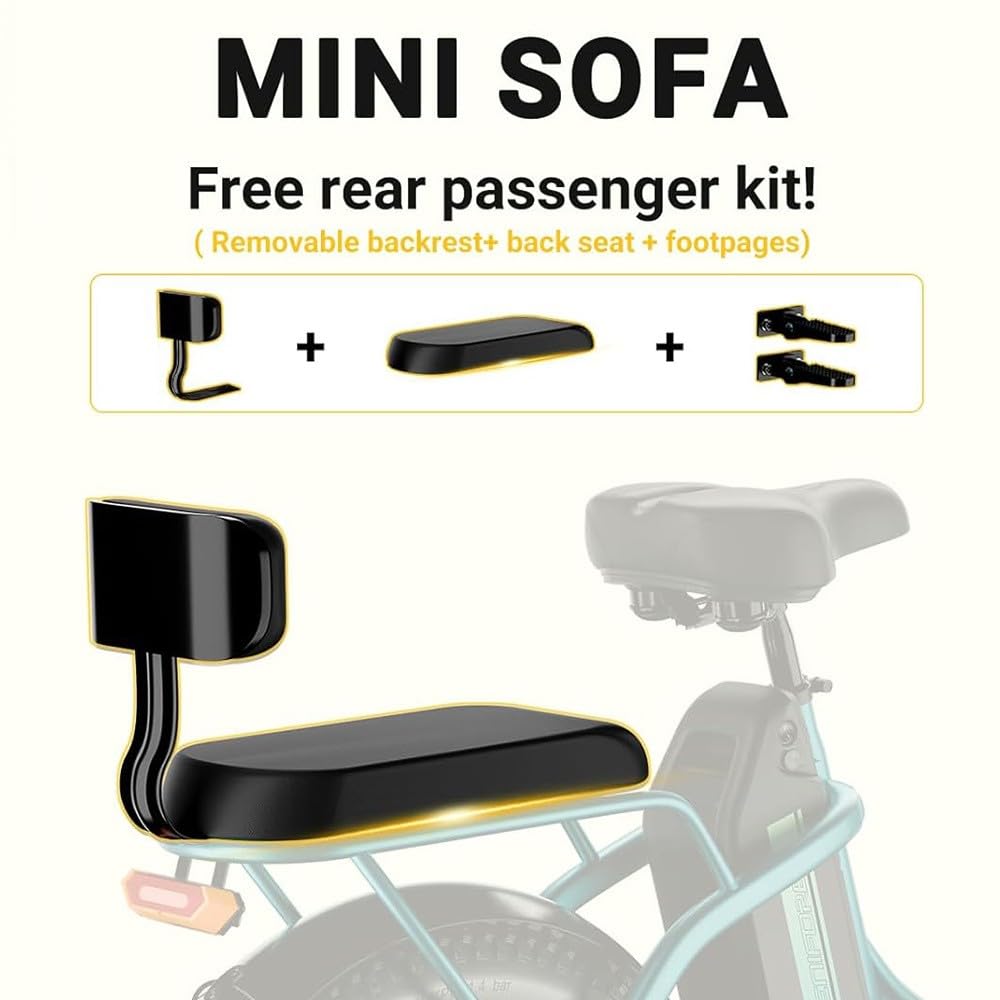 Vélo Électrique À Gros Pneus 20 Pouces,Vélo Électrique Pliable, Moteur sans Balais 250 W, Batterie Amovible 48 V15 Ah, Dérailleur 7 Vitesses, pour Hommes Et Femmes. Black