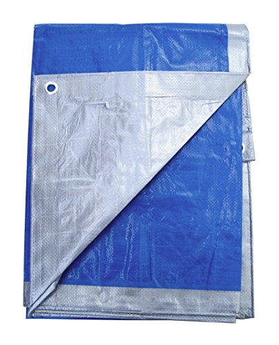 12' x 28' Silver & Blue Reversible Premium Tarp