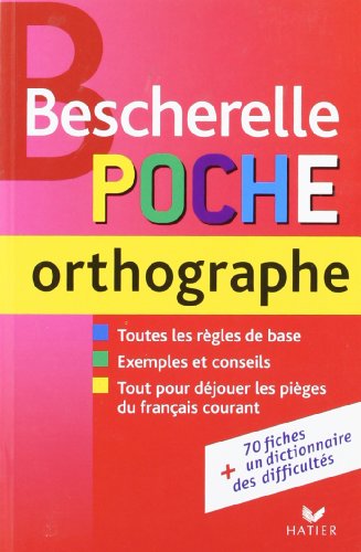 Télécharger Bescherelle poche Orthographe Gratuit