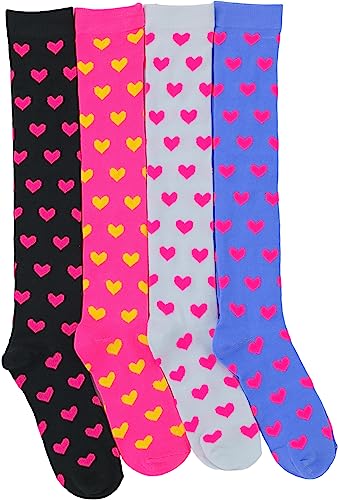 Image of ToBeInStyle Women's Colorful Patterned Design Knee High Socks
