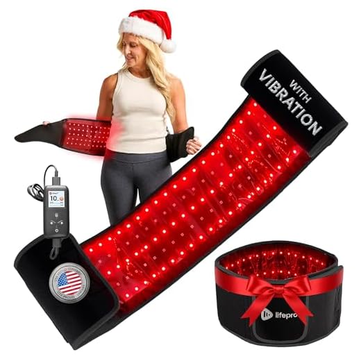 Lifepro Red Light Therapy Belt - Near Infrared Light Therapy & Red Light Therapy for Muscle Pain, Inflammation, Elbow Joint & Back Pain Relief - Infrared Therapy or Infrared Light Therapy