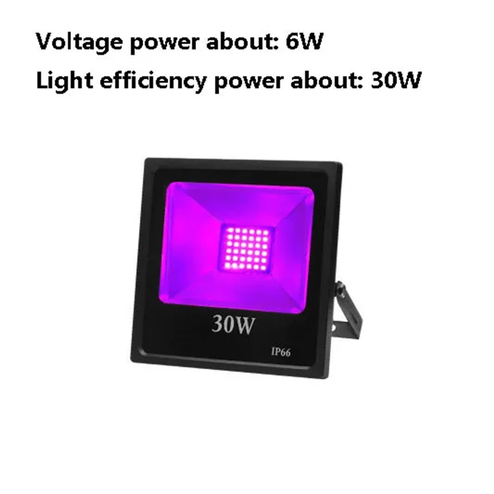 Luz de curado de resina UV, Luz LED púrpura de 50W y 80W, luz de inundación impermeable, adhesivo sin sombras, luz de curado UV, atmósfera fluorescente de escenario, luz de LED NEGRO para impresión 3D
