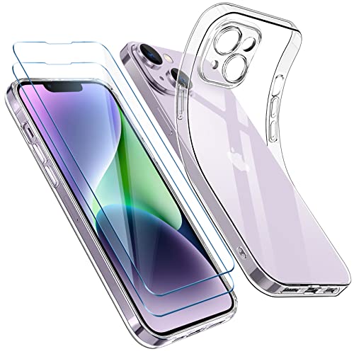 ZYIMOU Coque pour iPhone 13 Mini Compatible avec MagSafe, Magnétique Housse pour iPhone 13 Mini Étui Protection d'objectif Anti Rayures Antichoc Case, Transparente