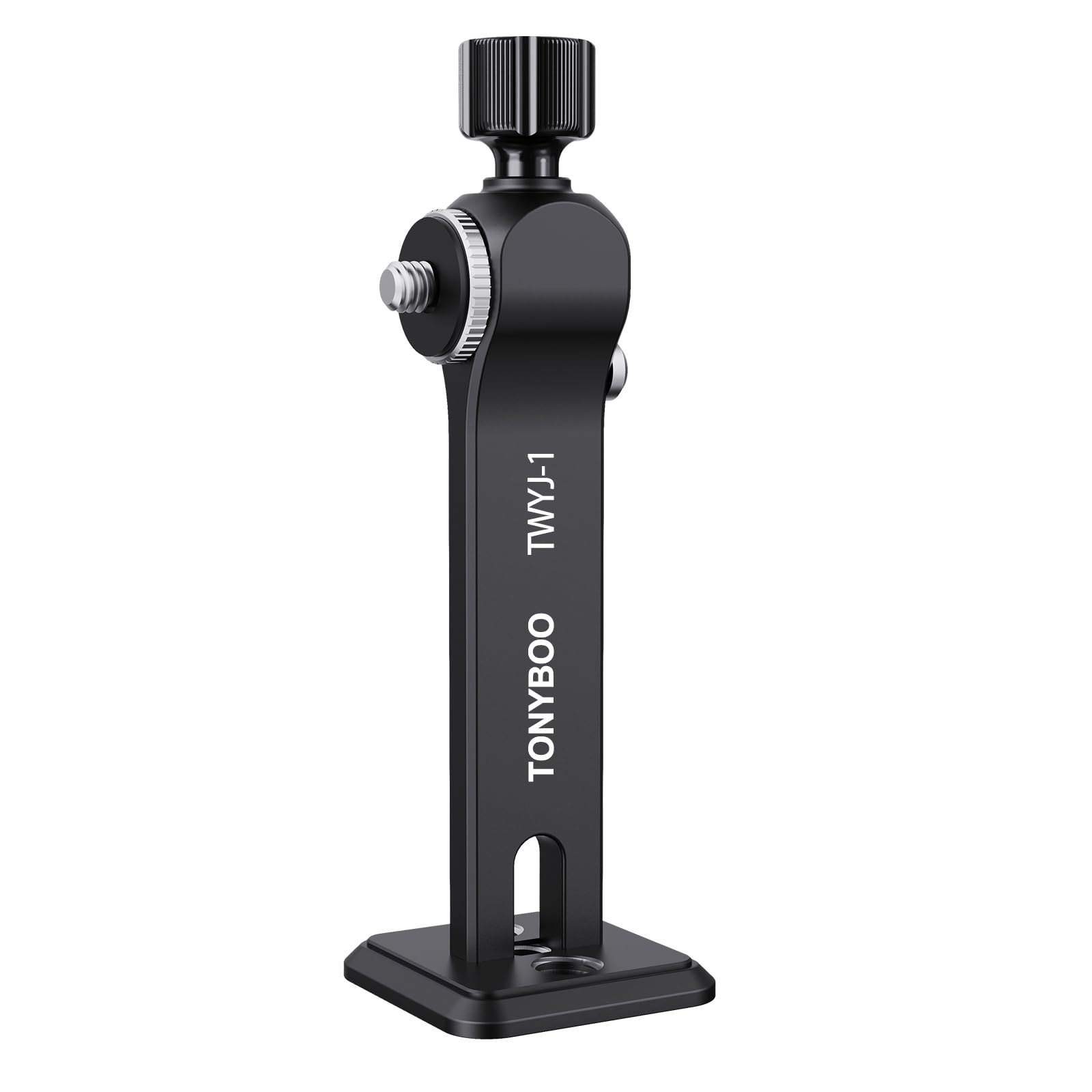 TONYBOO TWYJ-1 Binocular Tripod Adapter, Aluminium Binocular Mount Quick Release with 1/4", 3/8" Thread,Universal for Outdoor Activities