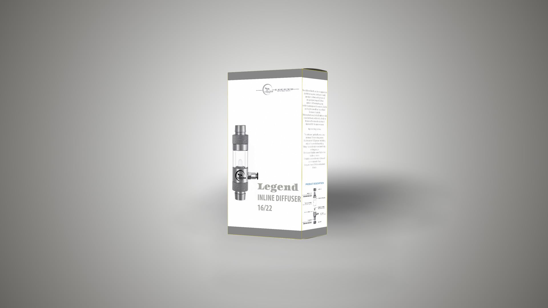 Diffusore di CO2 in linea Legend 16/22