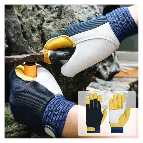 Gants de construction et mécanique légère imitation peau de mouton XL