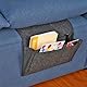 QianFenShi Betttasche zum Einhängen,Bett Organizer zum Einhängen,Bettaufhänger-Aufbewahrungstasche,Aufbewahrungstasche Bett,Dicke Filz,Anti-Rutsch,für Handy,iPad,Buch,Brille,Fernbedienung (Schwarz)