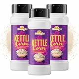 Sunglo Kettle Corn Popcorn Seasoning Powder, 3oz Shaker, Sweet & Salty Flavor,...