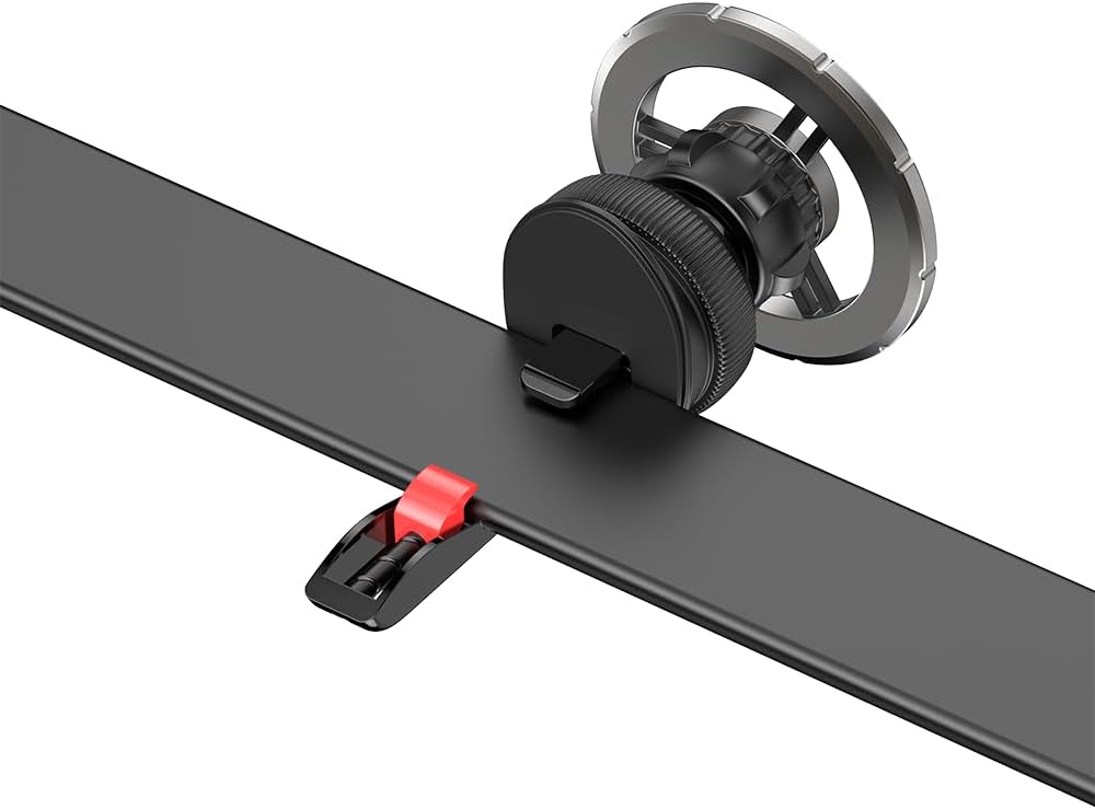 Suporte Veicular Magnético para Celular, Design Volante, Fixação no Ar Condicionado, Compatível com MagSafe, Iphone, Preto 4 51Kv+t4wvBL. AC SL1000