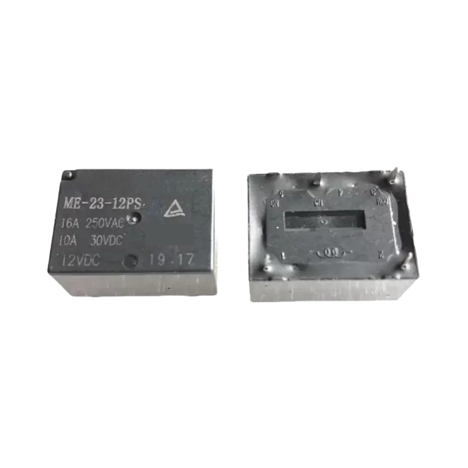 Relé ME-23-12PS de 12 V CC, 4 pines, 10 unidades