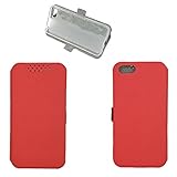 QiongniAN Hülle für Elephone s7 hülle Schutzhülle Hülle Cover Red