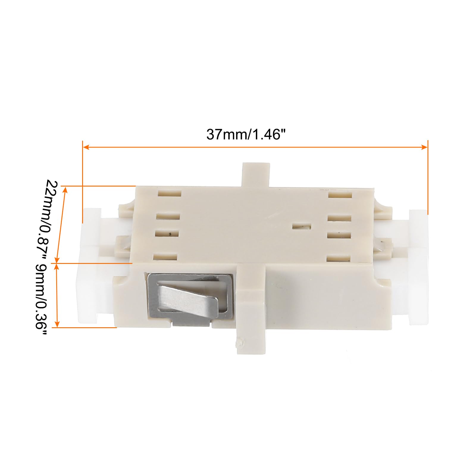 Connettori Fibra Ottica SC APC 100 Pezzi - Adattatori Per Ottica Incorporata, Connettori Diritti