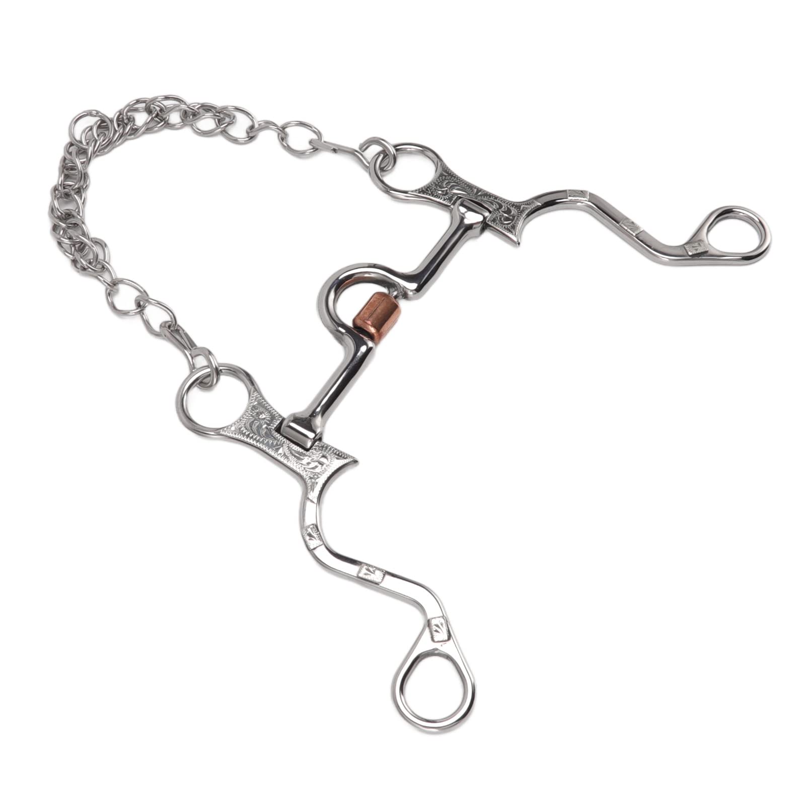 Broca de Boca de Caballo, Equipo de Entrenamiento Ecuestre Duradero de Acero Inoxidable para Control de equitación, tamaño de 120mm
