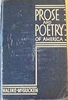 Prose and poetry of America,: Including a history of American literature B000Z4XHSI Book Cover