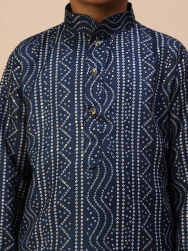 Image of Pro-Ethic Style Developer Kids Boys Kurta Pyjama Set, Festive, Ethnic Wear Set, Cotton, Striped Print (S-295)