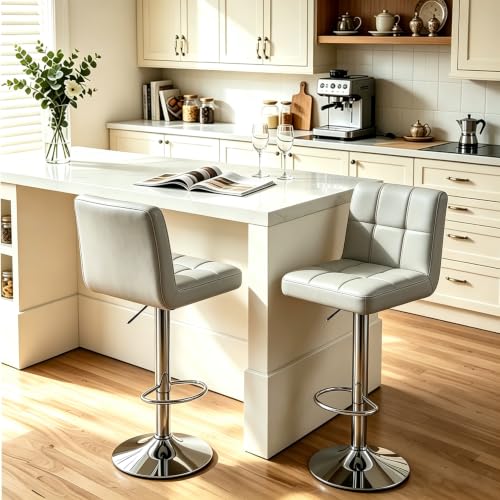 Image of OLIXIS Bar Stools Set of 2, 24 inch Counter Height Bar Chairs for Kitchen