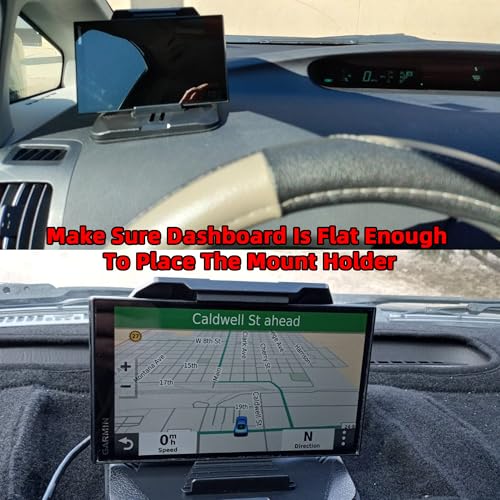 image for iSaddle Dashboard GPS Mount Holder - Universal Dashbaord Phone Tablet 