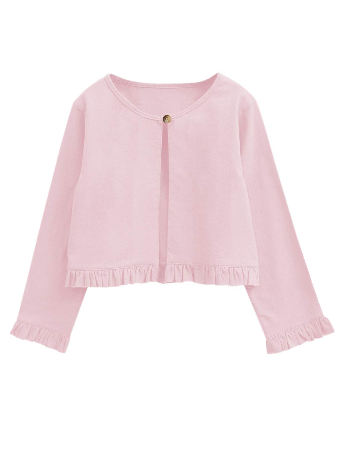 A.T.U.N. (ALL THINGS UBER NICE) Girl's A-Line Coat (GSHR EVE SFP_Soft Pink_9-10 Years)