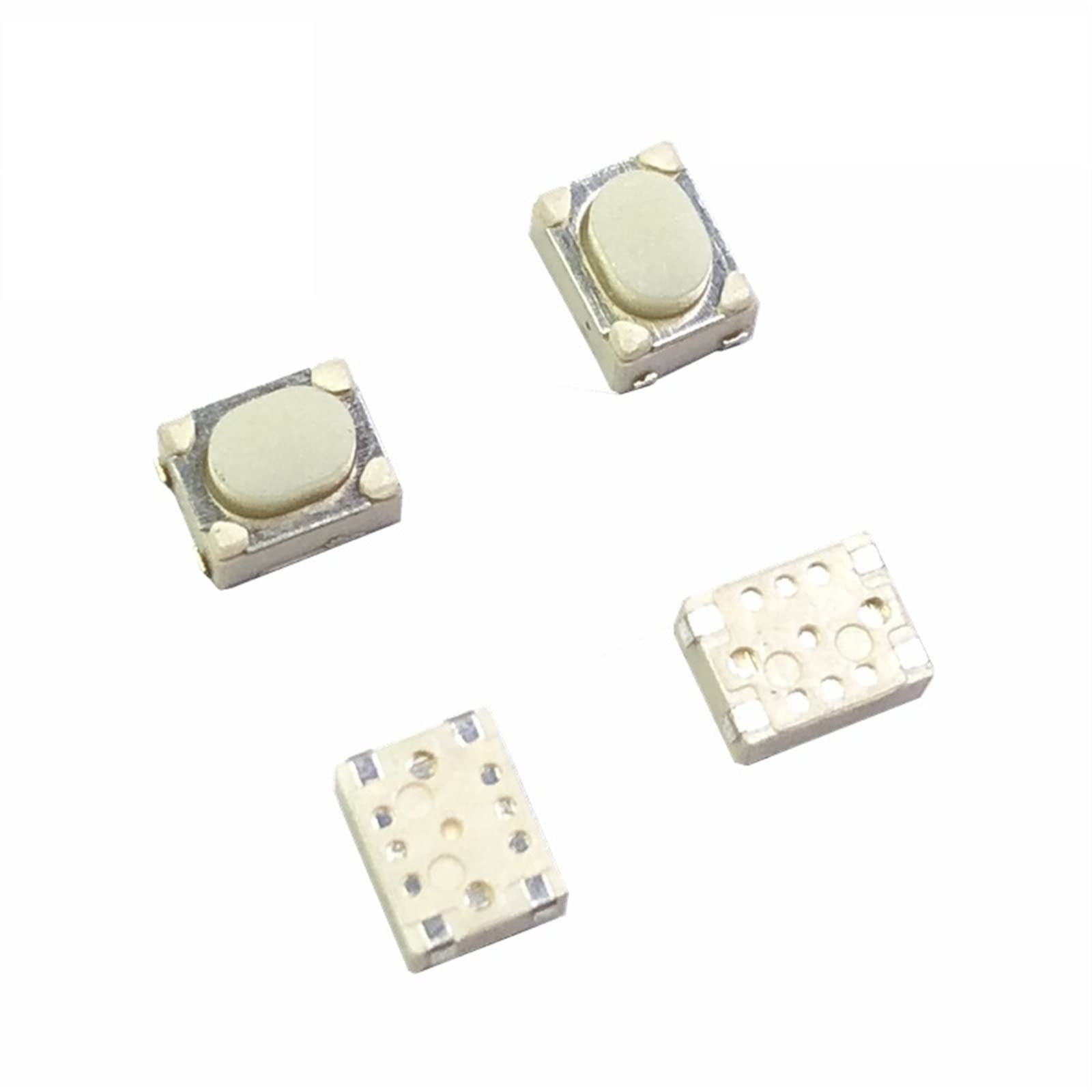 Pulsante di accensione 20 pezzi 3,2 * 4,2 * 2,5 mm all'interno dell'inserzione/SMD 12V 50MA Interruttore a pulsante Interruttore tattile tattile in metallo Micro Touch Tact Switch Interrupteur Table