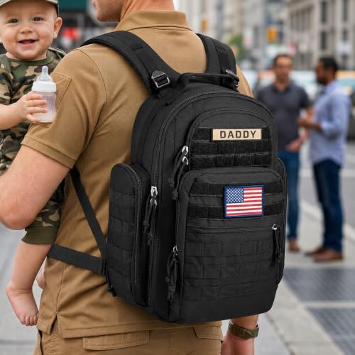 SHARKMOUTH Military Diaper Bag for Men: 100% Confident...