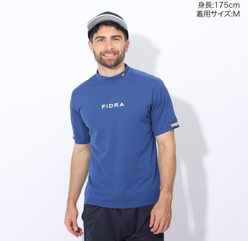 FIDES GOLF ネイビー クルーネックシャツ FIDES GOLF ネイビー クルー FIDES GOLF ネイビー クルーネックシャツ FIDES GOLF ネイビー クルー