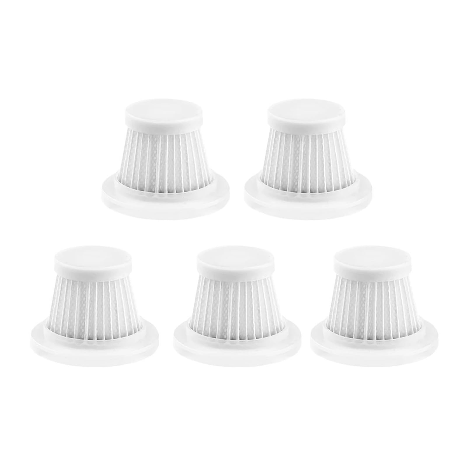 Lot de 5 filtres HEPA lavables pour aspirateur de voiture, faciles à installer et à enlever, accessoires d'aspirateur à main