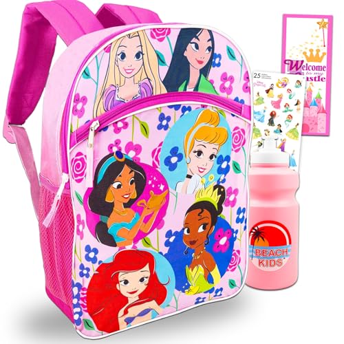 Sac à dos princesse Disney pack cadeau fille anniversaire avec gourde Tiana