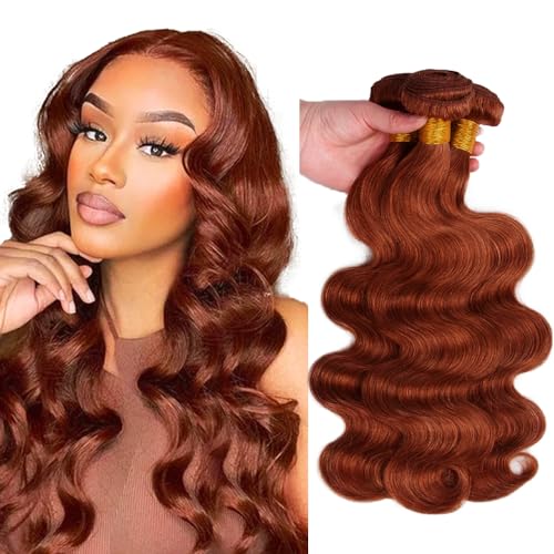 26 28 30 Inch Auburn Bundles Human Hair Color 33