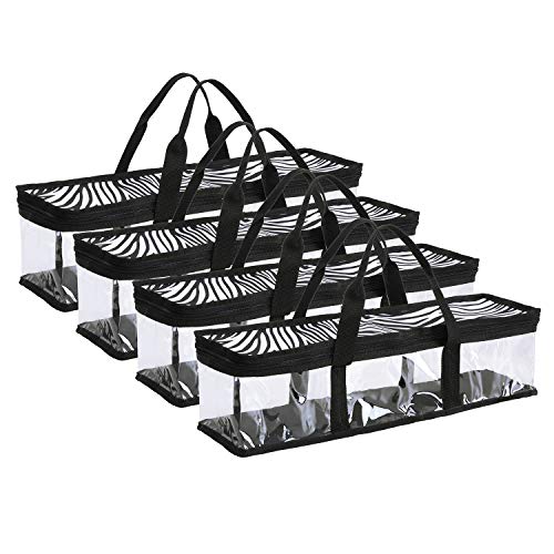 Fasmov Set of 4 CD Storage Bags Hold up to 192 CD's