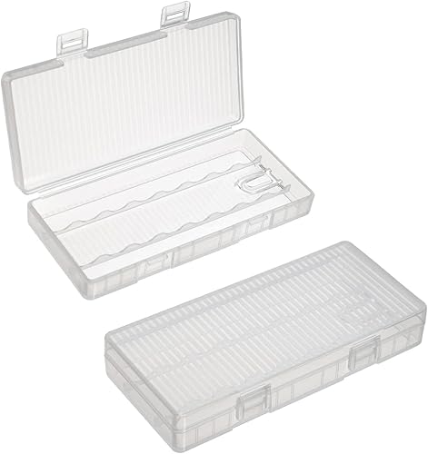Fielect 8 x Caja organizadora de almacenamiento de batería AA transparente disponible en Yaxa Guatemala