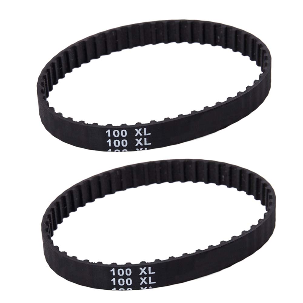 aabbcc 2pcs 100XL 50 Teeth 10mm Width 5.08mm Pitch Rubber Closed Loop Timing Belt for 3D Printer/Stepper Motor/CNC Machine