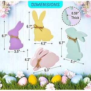 Giftboutique4easterbunnytabledecorationscenterpiecesdecorativewoodenspringshapedbunniesrabbittabletopsigndecorwoodrustictabletopforofficediningroomhomepartysupplies Urban Country Home Decor Gift boutique 4 easter bunny table decorations centerpieces decorative wooden spring shaped bunnies rabbit table top sign decor wood rustic tabletop for office dining room home party supplies urban country home decor