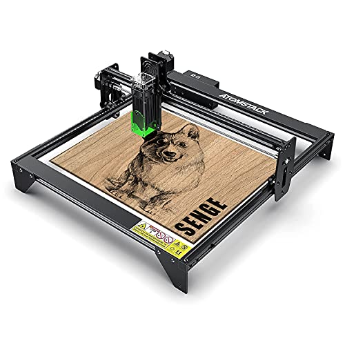 ATOMSTACK A5 20W Laser Engraver, Laser Engraver CNC, Wood Laser Engraving Cutting Machine, DIY Laser Marking, Eye Protection Design, 410x400 mm