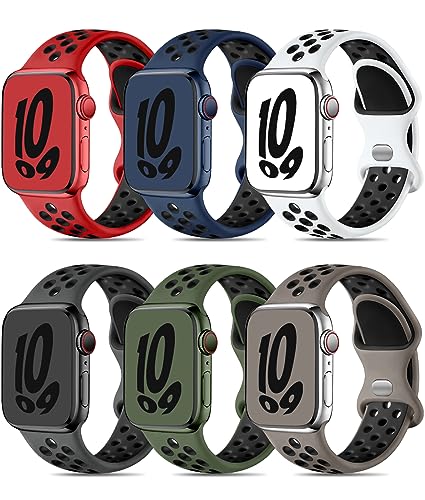 Keponew Sport Bands Compatible with Apple Watch Bands for Men Women 49mm 46mm 45mm 44mm 42mm 41mm...