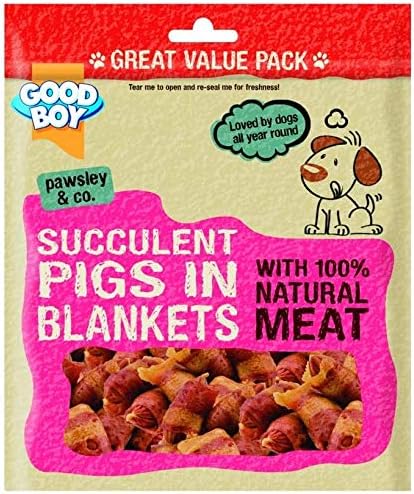 GoodBoy *NEW* 320G VALUE PACK SUCCULENT PIGS IN BLANKETS NATURAL MEAT DOG TREATS