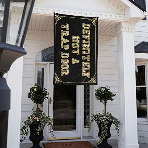 Drapeau cool Definitely Not A Trap XL en tissu résistant pour extérieur