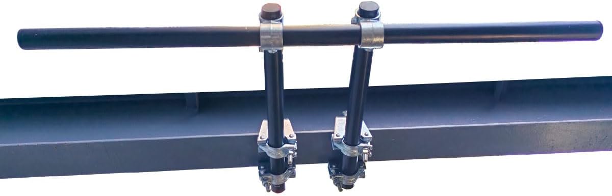 i beam pull up bar, made with 1-1/4" steel tube, 0.12 inches thick. fits all i-beam models, maximum load 700 lbs.