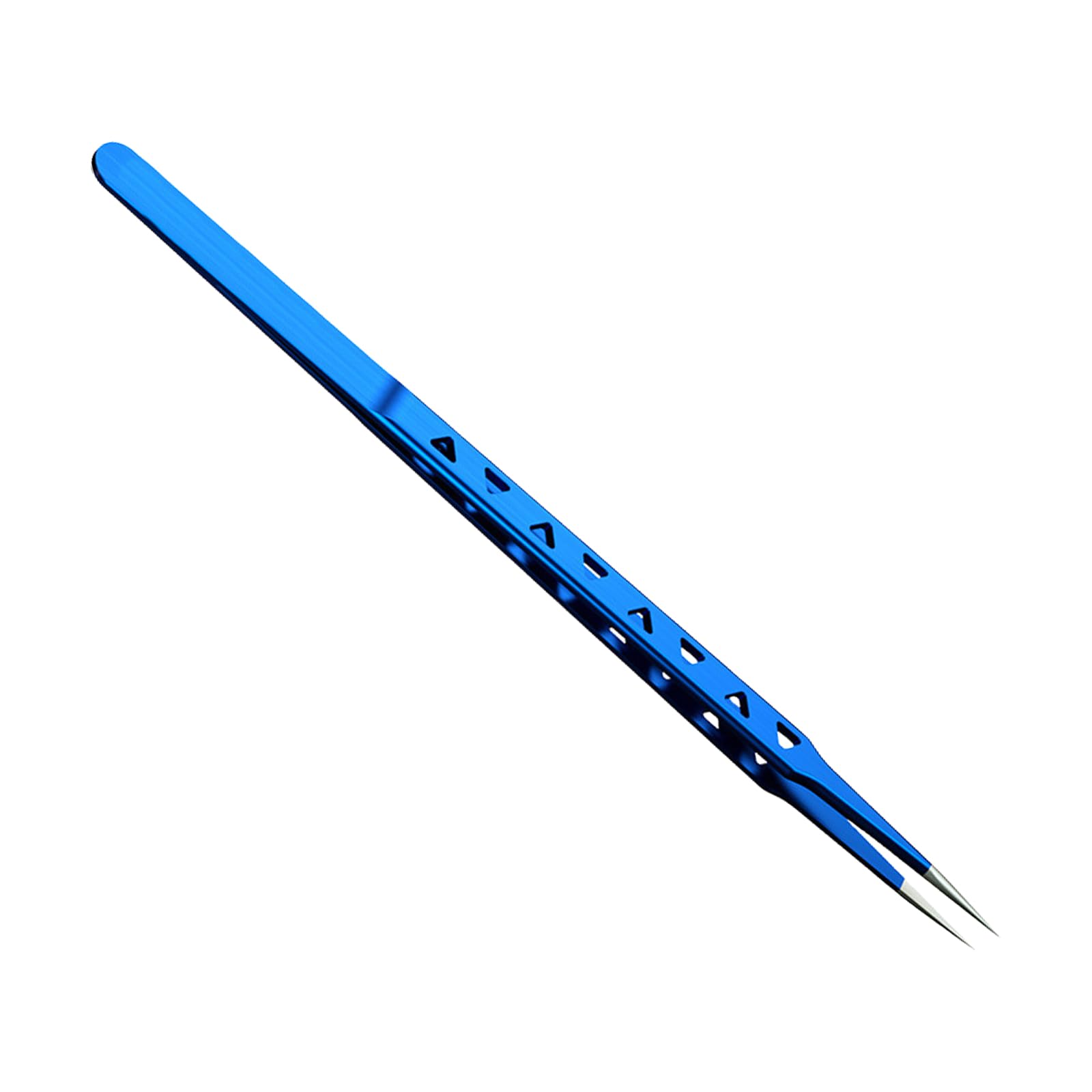 Newft Extended Alloy Steel Tweezers With 8Hole Structure Heat Resistance And Antistatic Fine Tie Tweezers For Various Tasks Extended Length