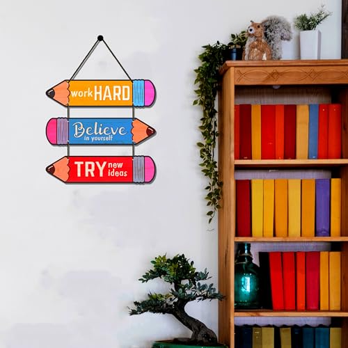 Image of Expleasia, Exuberant & Luxury Decor Decorative Wall Hanging Wooden Art Decoration Item for Home Office Living Room Bedroom Decoration Items Motivational quotes decor Gift