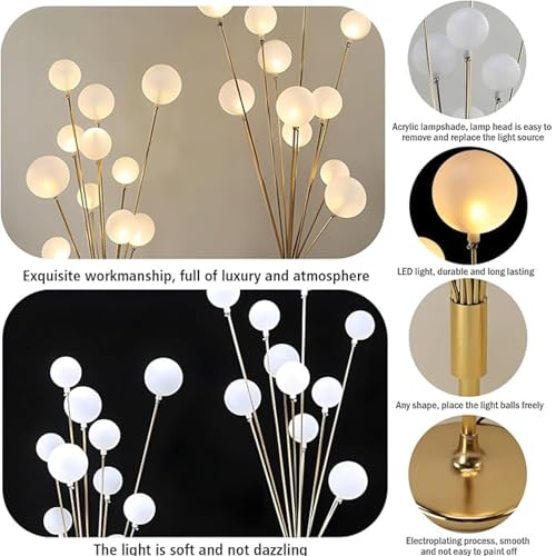 Image of XERGY Floor Standing lamp, Fruit Tree LED Floor Lamps for Living Room, Wedding Hall Decor, Bendroom Living Room Decor Standing Lamp 135 cm (Warm White)