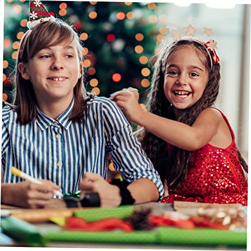 KALLORY Lenços De Cabelo Para Acessórios De Cabelo Para Roupas De Casamento Tween Girl 1 Peça Argola