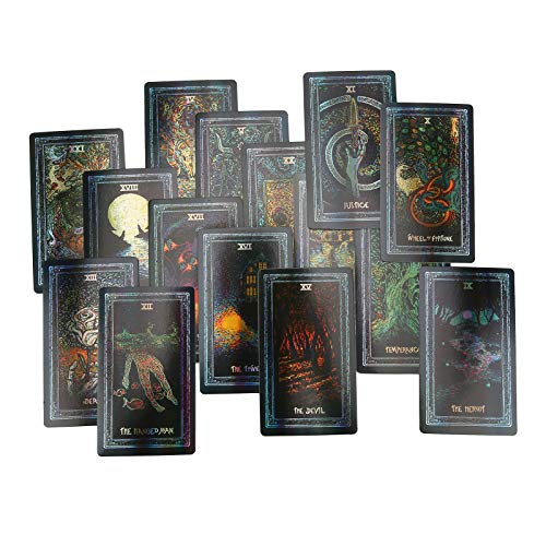 Olografico Tarocchi Carte con Guida Opuscolo 78