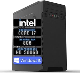 Computador 3green Desktop Intel Core i7 8GB HD 500GB Windows 10 3D-024