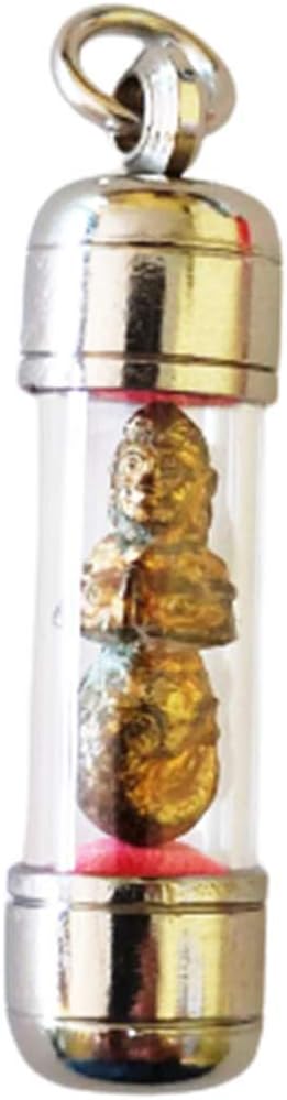MiracleTH6395 Magic Amulet Heart Catcher Golden Mermaid Super Charm Attraction Takrud Talisman Buddha Thai Love Lover Couple Partner Mate Business Luck Negotiation Fortune Blessed Phra Ajarn O