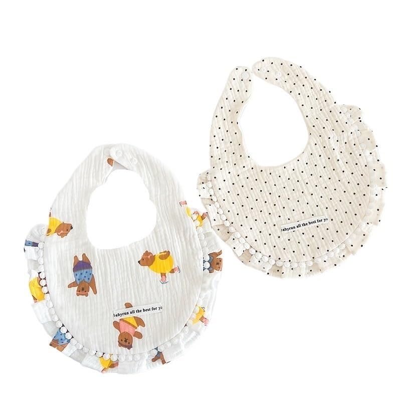 Bavoirs anti-bave super absorbants pour stopper l'humidité des vêtements de bébé