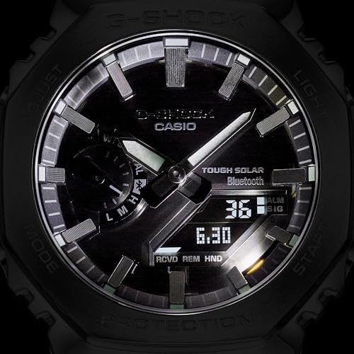 Image of Casio G-Shock GM-B2100SD-1ADR Bluetooth Analog-Digital Black Dial Men Watch Silver Stainless Steel Strap (G1638)