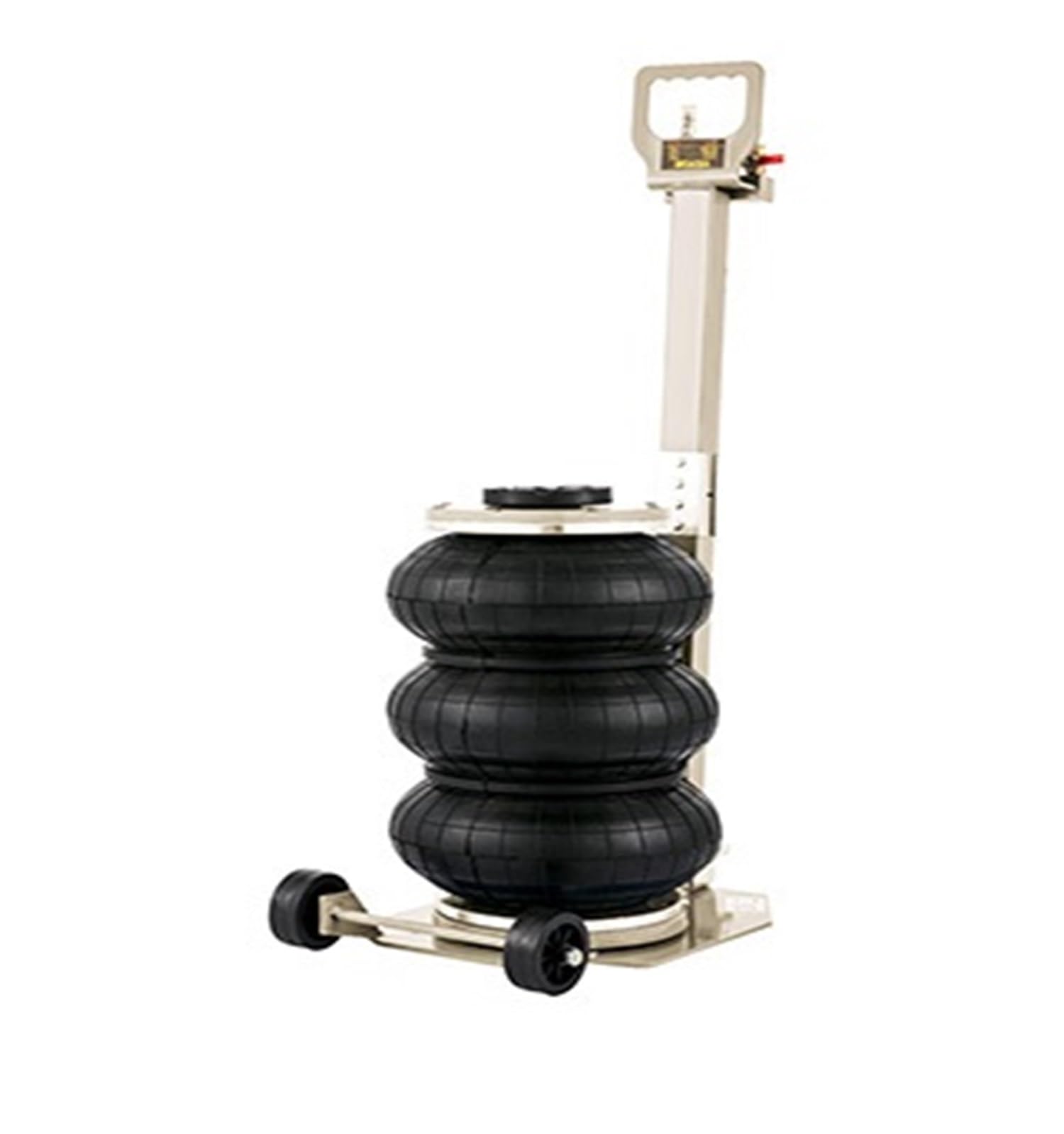 Hydraulic Jack, 3 Ton / 5 Ton Triple Bag Air Pneumatic Jack with Adjustable Handle 40CM Fast Lifting Car Jack Van SUV Auto Car Lift Tool(3 Ton NO Handle)