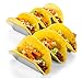 HapWay Taco Holder Stand, 4 Pack Stainless Steel Taco Truck Tray Style, Mexican Food Taco Rack Shells, Safe for Baking, Dishwasher and Grill Safe