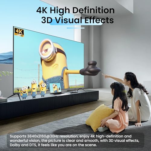 Image of NEWCARE 4K 1x8 HDMI Splitter 1 in 8 Out, 8 Port Powered Hdmi Splitter, 8 Way HDMI Splitters Support 4K&2K@30Hz 3D for TV Monitor Project, Mirror Splitters for Classroom, Presentation, Exhibition